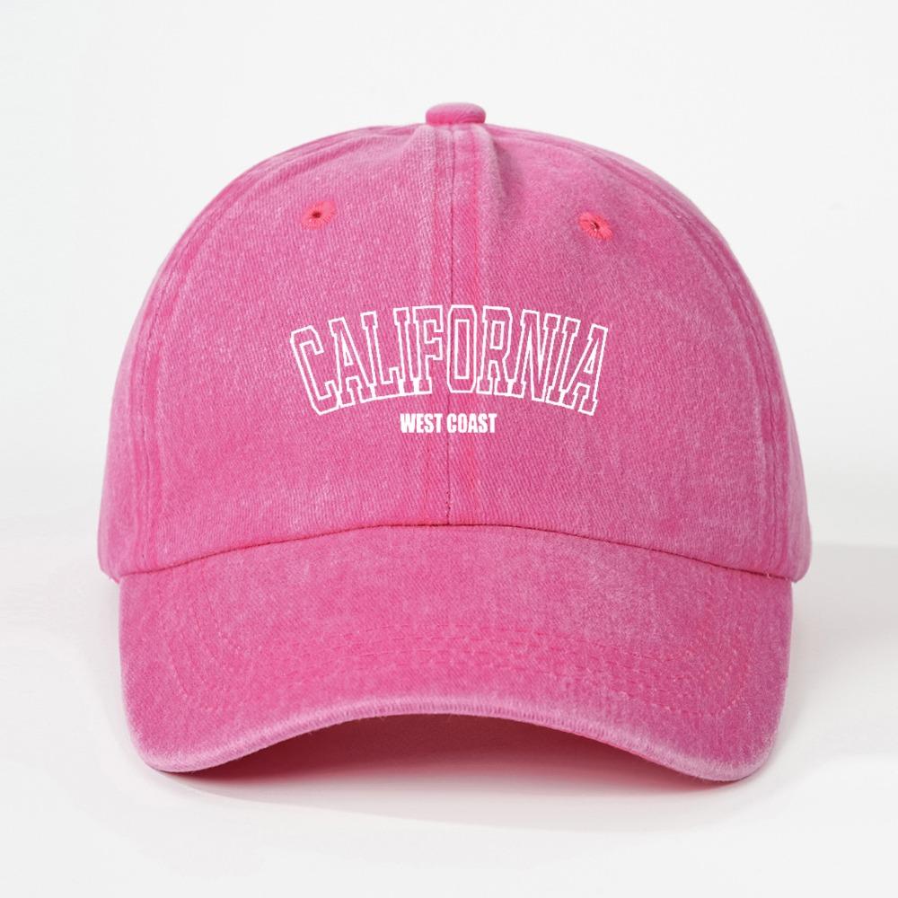 Retro Washed Baseball Cap Men's and Women's Pure Cotton Letter Printed Soft Top Hat Outdoor Casual Sun Protection Baseball Caps