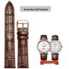 Buntes echtes Lederarmband für Herren und Damen, erste Schicht Rindsleder, 12-22 mm, Dornschließe