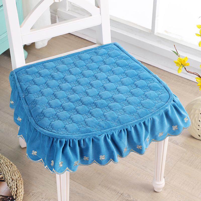 Фланелевая голландская бархатная одинарная подушка Four Seasons для отдыха, простая подушка для стула, одинарная подушка, обеденный стол, табурет, подушка 42*42cm