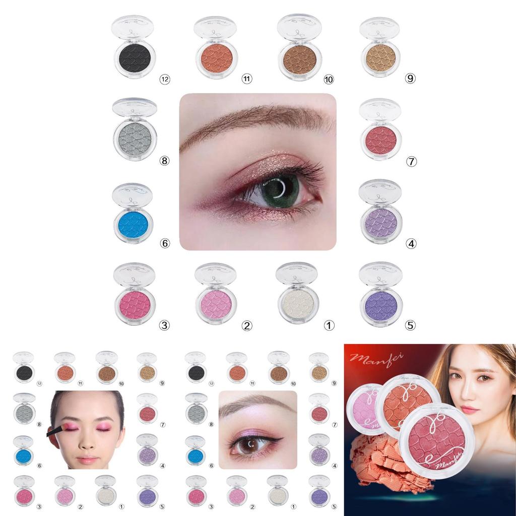 Pudaier 10 Color Liquid Highlighter Eyeshadow Dual Use Luminous Blush Glow