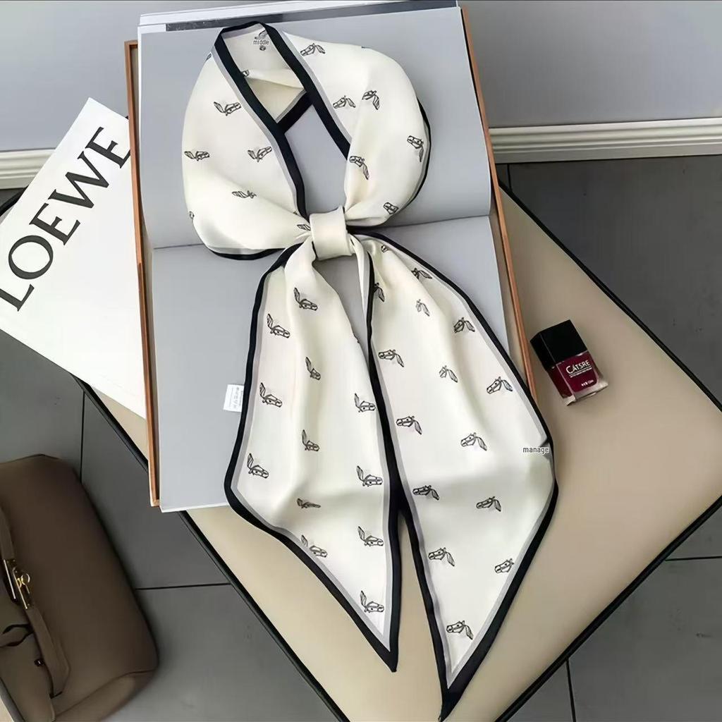 Women's Polka Dot Cashew Long Scarf Belt – 2025 Waist & Neck Accessory