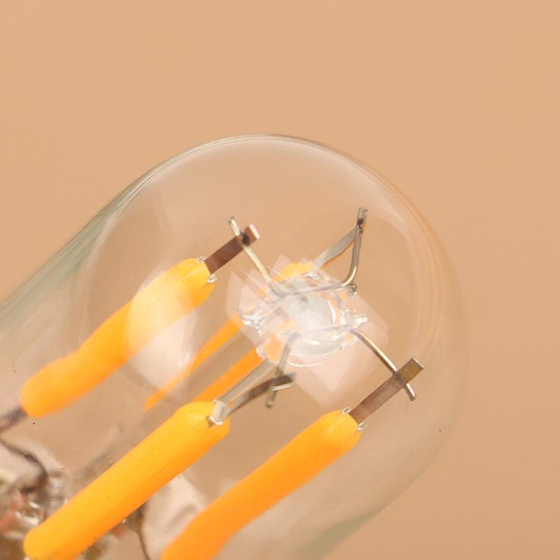 1 szt. Żarówka LED Vintage T20 1W 2W Ciepła Biała 2200K E12 E14 110V 220V Ściemnialna Żarówka Szklana Żarówka Rurkowa do Lodówki