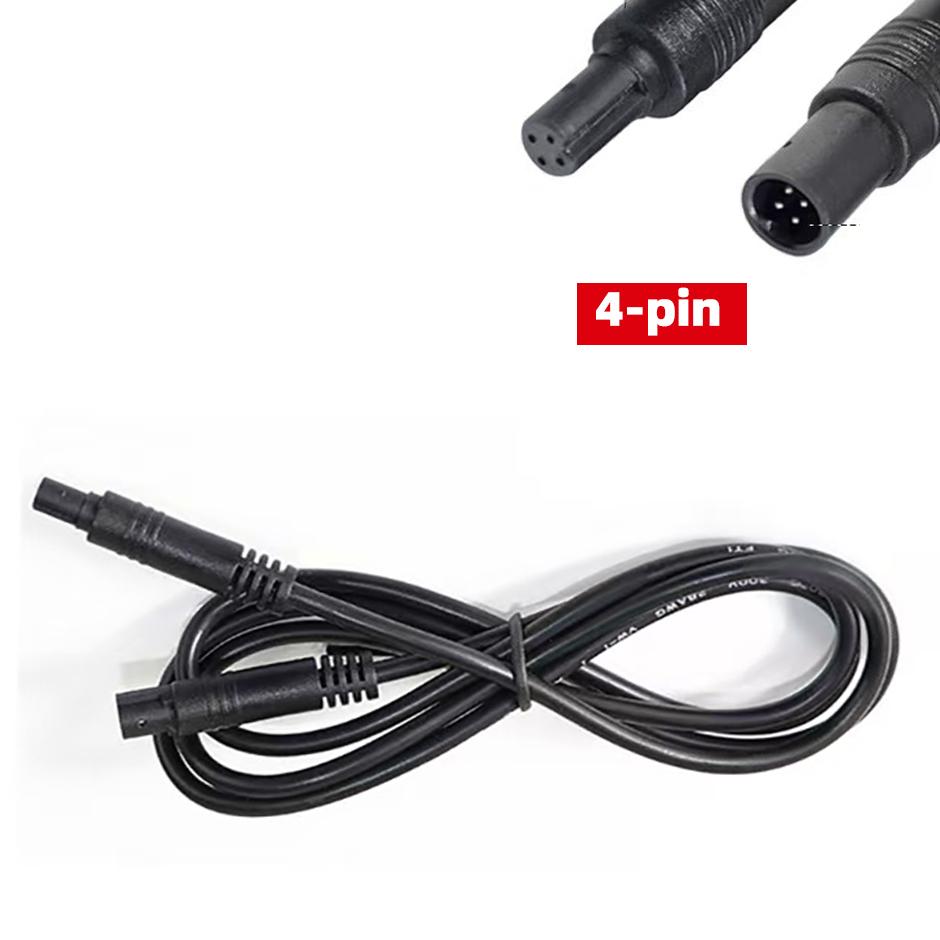 4-Pin or 5-Pin Car DVR Camera Extension Cable 2M Male for Female Connector Cord for Dashcam Reverse Camera Cable