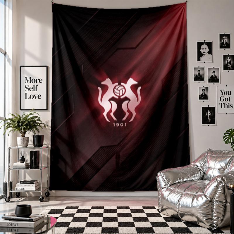 Stade Rennais FC Wall Tapestry Home Decor Wall Hanging Cloth for Bedroom Living Room Background