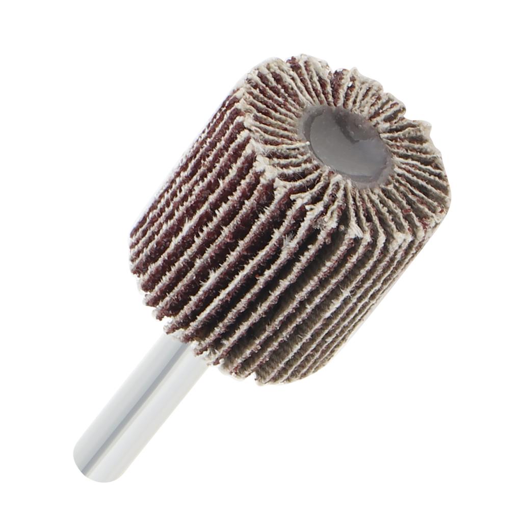 80 Grits Flap Wheel Sandpaper Wheel Rust Remover Deburring Grinding Polishing Tool for Flat Surface
