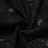 Sexy Backless Long Split Lace Dress for Women Square Collar Three Quarter Sleeve Summer Solid Dress