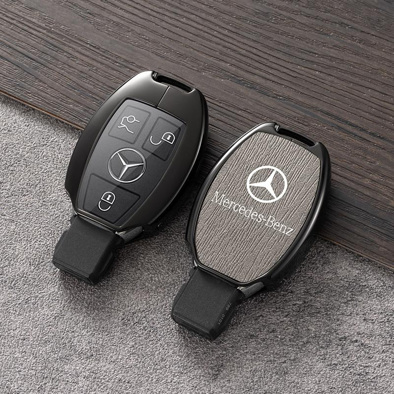 New Zinc Alloy Car Key Case Cover Shell Fob Bag For Mercedes Benz W204 W205 W212 W213 W176 W177 W219 A B C E S Class GLC CLA AMG