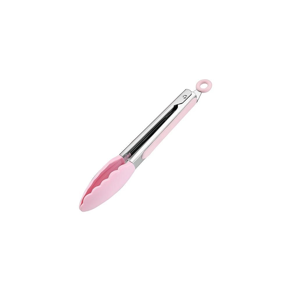High-Temperature Resistant Silicone Kitchen Tongs - Non-Slip for Grilling, Baking, and Bread Handling.