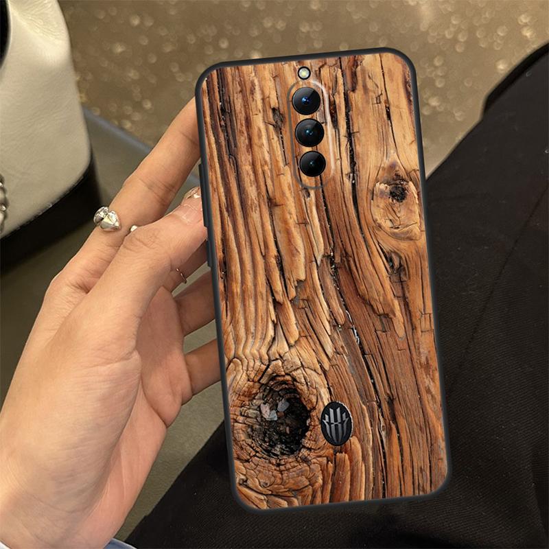 

Oak Wood Texture Pattern Case For Nubia Red Magic 8S Pro Plus Red Magic 8 Pro 6 7 6S 7S Pro 5G 5S 6R Cover Coque Red Magic 6Pro