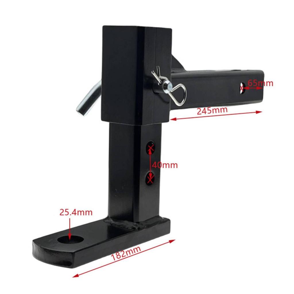 Adjustable Hitch Arm Resistente Trailer Enganche Para Remolque Acabado