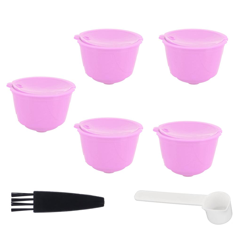 Reusable Capsules Set Refillable Coffee Filter Cup Pod for DOLCE GUSTO Coffee Machine