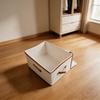 Collapsible Storage Box with Lid for Clothes Organization Large Capacity Foldable Design for Under Bed or Shelf Storage