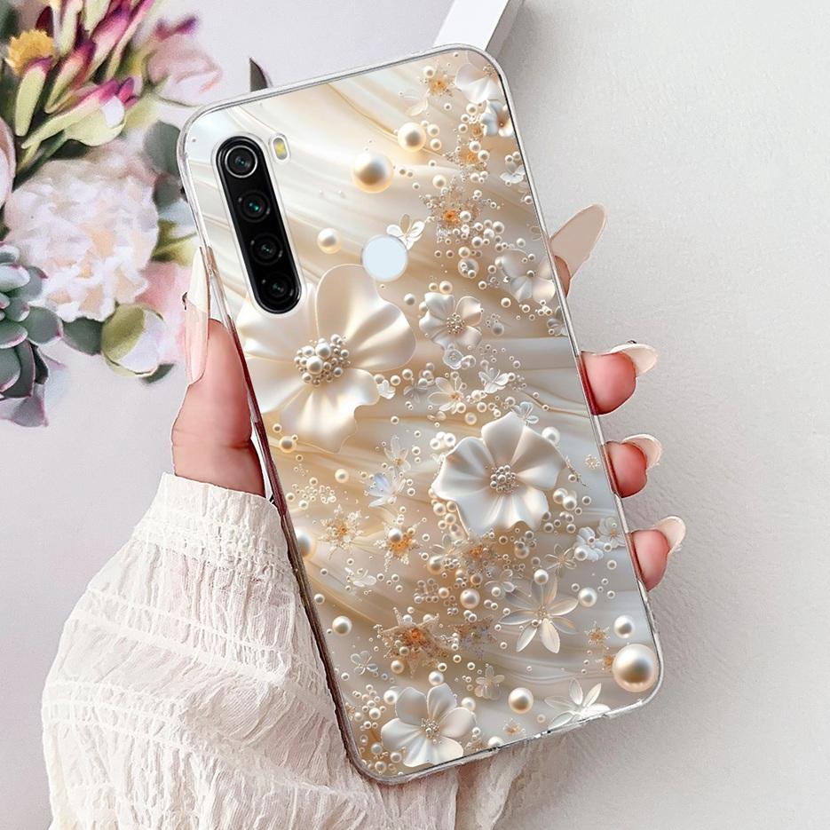 For Xiaomi Redmi Note 8 2021 Case Note 8T New Fashion Painted Cover Soft Silicone Phone Case For Redmi Note 8 Pro Note8 T Fundas
