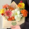 5 Pieces Romantic Flower Gift Box Portable Gift Wrapping Box Envelope Floral Box  Mother's Day