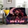 1PC Custom Name Witchcraft Moonlight. Outdooor Flannel Blankets Throw Blanket All-Season Throw Gift Bedspread for Couch, Bed, Camping Holiday Birthday