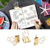20Pcs Paper Clips Strong Clamping Force   Iron Little   Design Wide Application Small   Clips