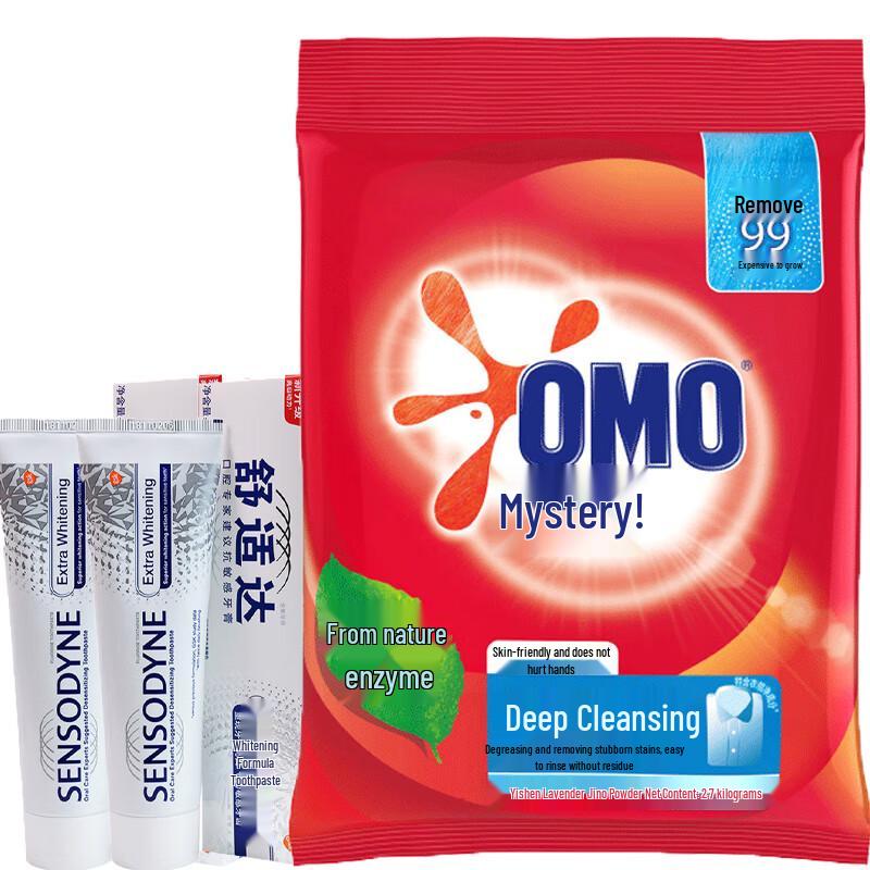 

Sensodyne Whitening Toothpaste & Omo Laundry Powder Bundle