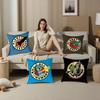 F-Futurama B-Bender Pillow Case Plush Fabric Soft Double Sided Print Sofa Cushion Cover Throw Pillow Covers