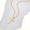 Gold Cross Pendant Necklace - Non-Fading, Light Luxury Style, Christmas Gift, In Stock