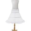 A-Line Kids Girls Cosplay Petticoat Elastic Waist Lolita Underskirt Crinoline Skirt  Flower Girls