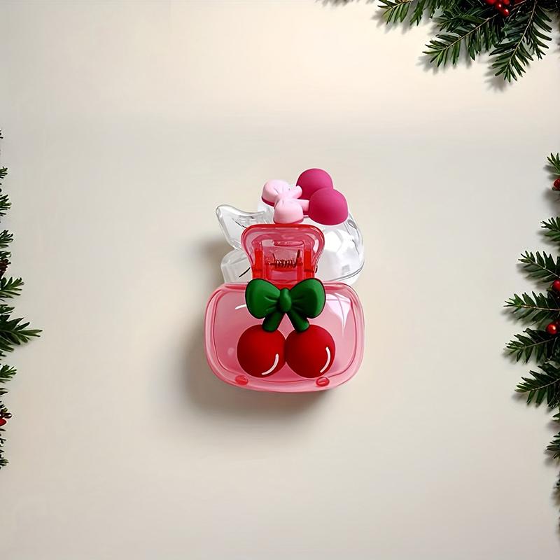 Cute Cherry Design Toothbrush Holder Cherry Pattern Protects Toothbrush Head Features Dual Holes For Drainage And Ventilation