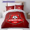 FC Hermannstadt Bedding Quilt Set Quilt Cover Pillowcase Home Decoration Birthday Gift (1 * duvet cover + 2 * pillowcase, without core)