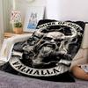 1pc Odin Valhalla Throw Blanket Soft Flannel, Cozy All Season Polyester Perfect for Home, Office