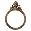 Authentic Double Deer Sutras Mandala Brass Pendant: Enamel High Relief, 3D Double-Sided Thangka Design
