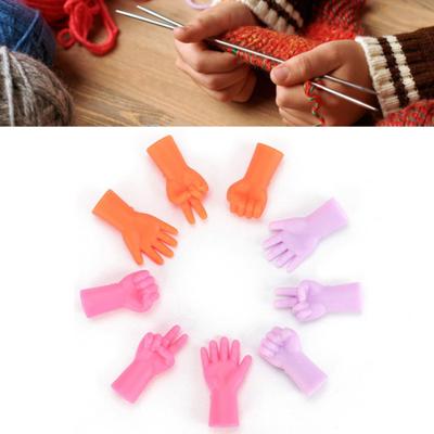 6 Stück/Packung Nadelabdeckungen Robuste Wiederverwendbare Anti-Drop Silikon Stricknadelspitzen-Schutzhüllen Nähwerkzeug für die Familie