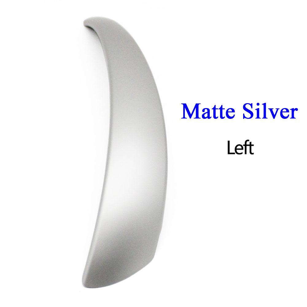 Auto Innentür Schwarz Silber Carbon Links Rechts Pull Griff Abdeckung Trim Ersatz Für BMW 1 Serie E81 E82 E87 e88