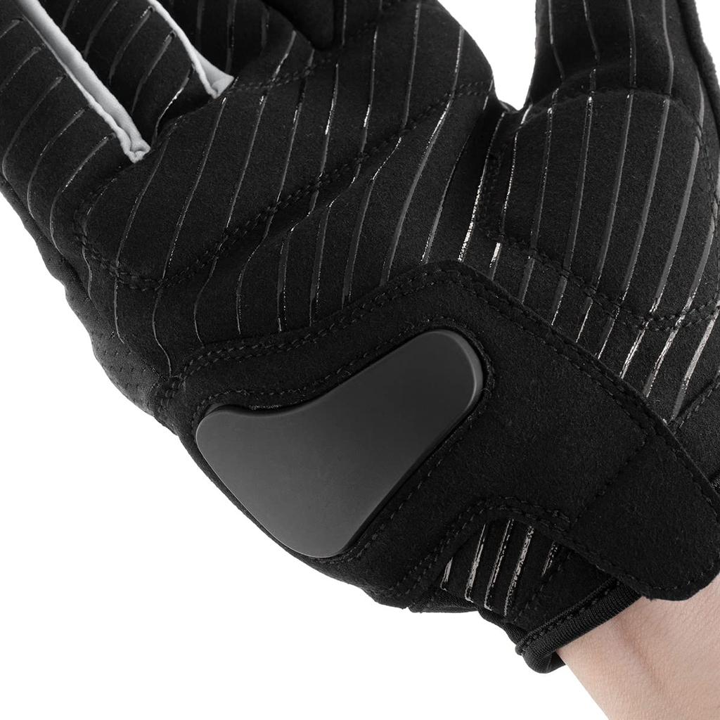 Komine GK-2603 Protective 3 Fingerless Mesh Gloves for Motorcycles Black Red S