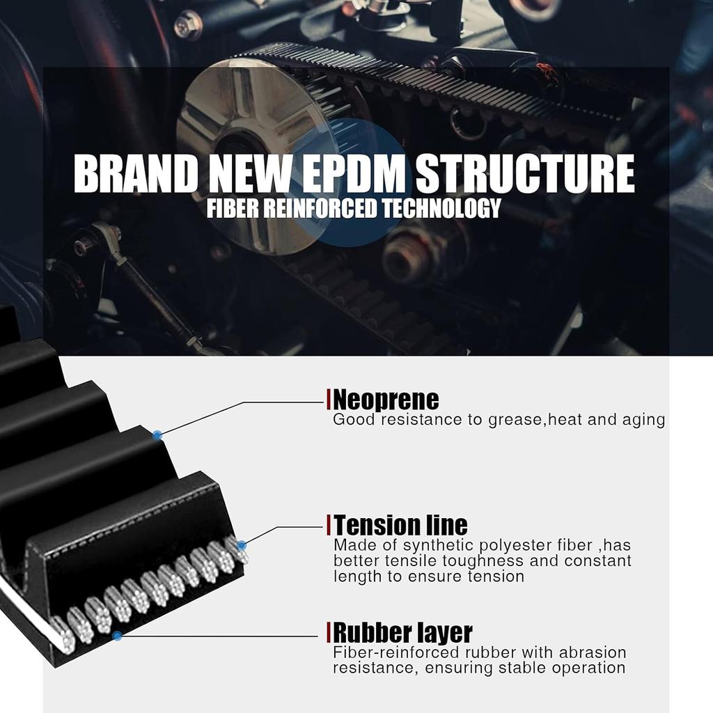 ECCPP Timing Belt Water Pump Kit Fits for 2004-2008 for Chevrolet AVEO AVEO5 TBK335 1.6L DOHC L4 16V VIN 6 E-TEC II