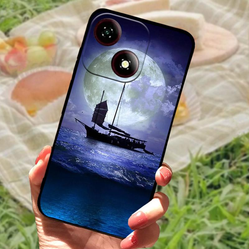 Für ZTE Blade A35E /A35/A55 Hülle Mode Cartoon Weiches Silikon Handy Rückseite Für ZTE A35E Stoßfeste Hülle A35 E A 35 Schale