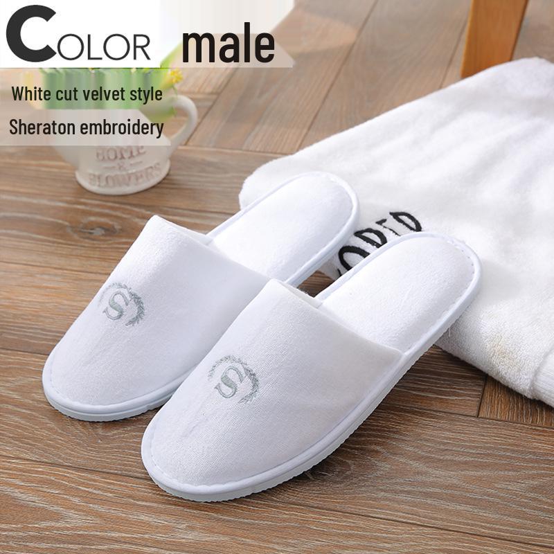 Disposable Coral Slippers for Hotels, B&Bs, Aviation, and Beauty Salons