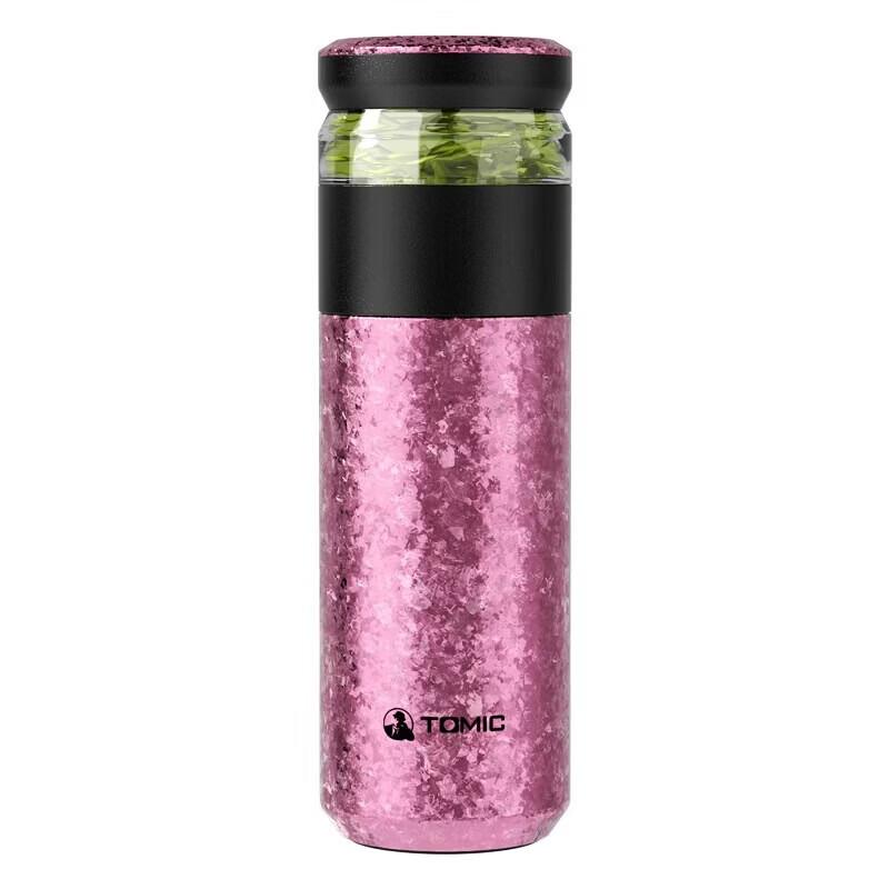 TOMIC Pure Titanium Tea Infuser Vacuum Flask