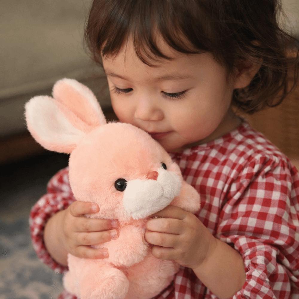Soft Plush Rabbit Plush Doll Red Bunny Simulation Toy Cute Animal Plush Rabbit  Festival Gift