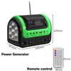 Solar Panel Charging Generator System Power Panel Generator Kit with MP3 Radio Outdoor Flashlight Mobile Power Supply