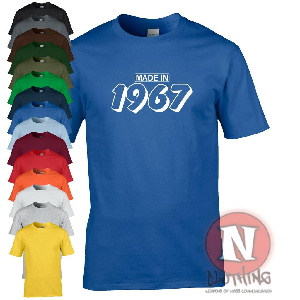 Made In 1967 TShirt Birthday Celebration Present Gift Funny Party Teeshirt
