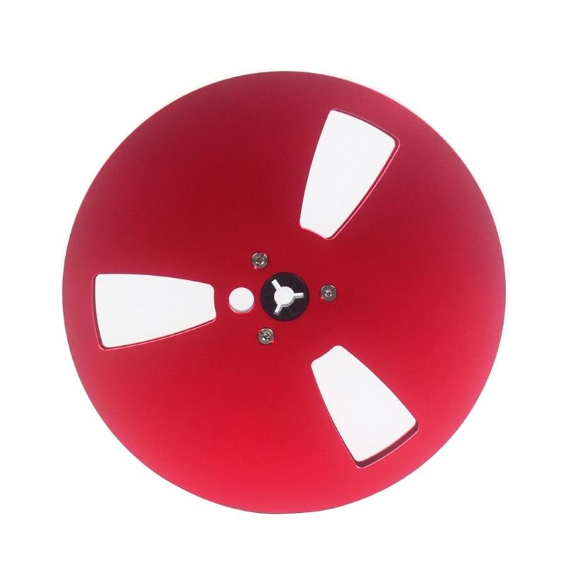 Aluminum Alloy 1/4inch 7inch Empty Reel for Reel To Reel Tape Recorders 3 Hole Takeup Reel for Open Reel Sound Deck