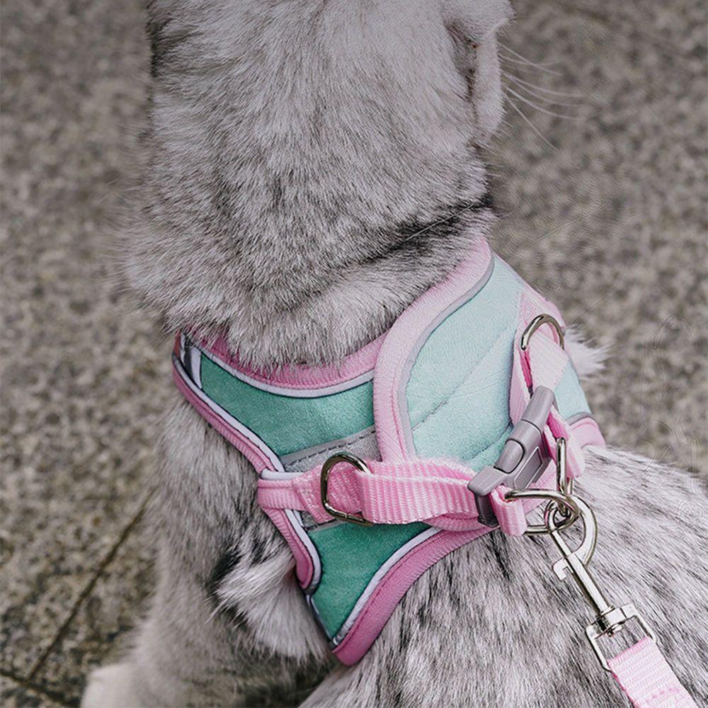 Soft Breathable Vest Harness Dog Leash Cat Harness Pets Vest Cat Accessories Cat Collar