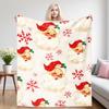 Vintage Santa  Flannel Blankets Are Perfect For Sofas, Office Beds, Travel, Sleep, And Use Throughout The Four Seasons