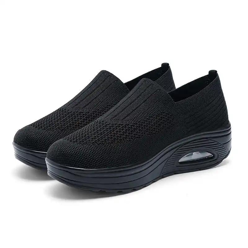 Fashion Formal Lace-free Vulcanized Women's Shoes Flat-heeled Shoes Size 46 Heels Sneakers Sports Brand Name Upper Team Vip Flatas