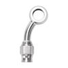 AN3 Standard Brake Line Quick Link Fitting Strong Aluminum Stress Brake Hose Fitting for Enhanced Motorcycle Safety