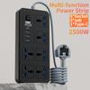 UK Standard Power Strip: Multi-Socket Panel with USB and Extension Cord