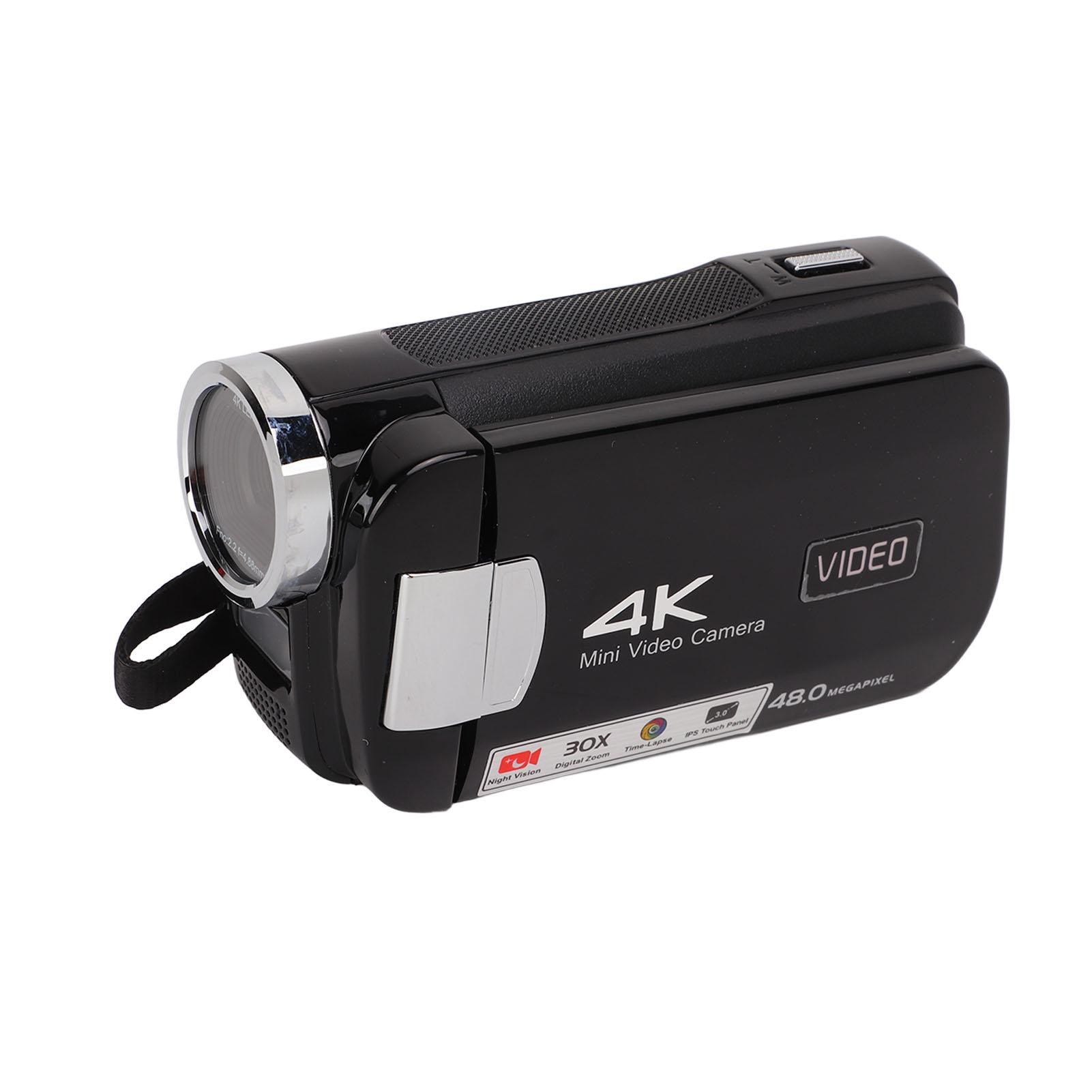 

3-дюймовий IPS-екран Цифрова відеокамера 13 МП 4K HD DV-камера Камера нічного бачення Записуюча камера 100-240 В EU Plug