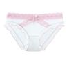CINOON Perizoma Sexy Trasparente da Donna Basso con Bordi in Pizzo Fiocco Mutandine Ultra-Sottili Traspiranti Dolci & Seducenti Biancheria Intima Quotidiana