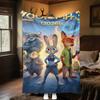 ZOOTOPIA Plush Blanket Soft Comfortable All Seasons Perfect Sofa Office Naps Outdoor Travel Makes Great Gift