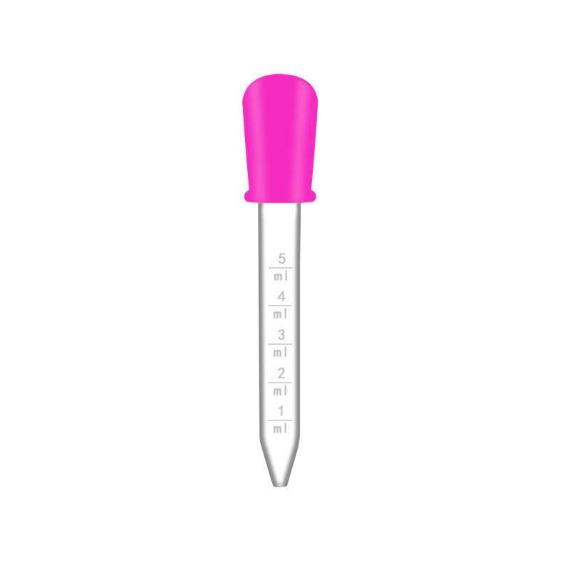 Silicone Dropper with 5ml Measurement Markings Precise Liquid Dispensing Tool for Laboratory Kitchen and Medical Use