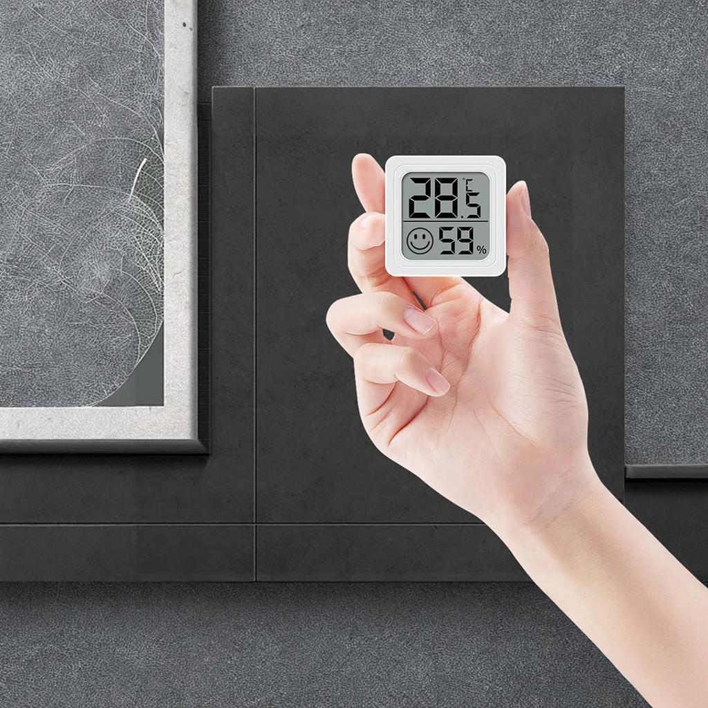 Digital hygrometer inomhustemperatur och fuktmätare för hemmet, sovrummet