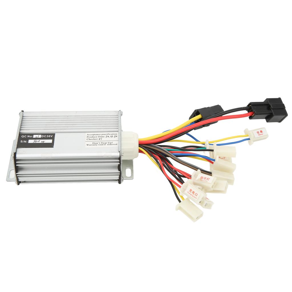 DC Motor Speed Controller 800W Overcurrent Protection Aluminum Alloy Electric Bike Brush Controller 36V